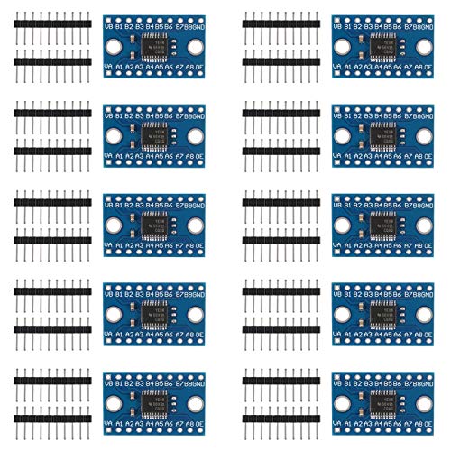 10PCS TXS0108E 8-Kanal-Level-Konvertierungsmodul Hochgeschwindigkeits-Vollduplex-8-Wege-Bidirektional-Konverter 8-Bit-Logik-Level-Modul Shifter 3.3V 5V Kompatibel mit Raspberry Pi 10PCS TXS0108E 8-Kanal-Level-Konvertierungsmodul Hochgeschwindigkeits-Vollduplex-8-Wege-Bidirektional-Konverter 8-Bit-Logik-Level-Modul Shifter 3.3V 5V Kompatibel mit Raspberry Pi von DORHEA