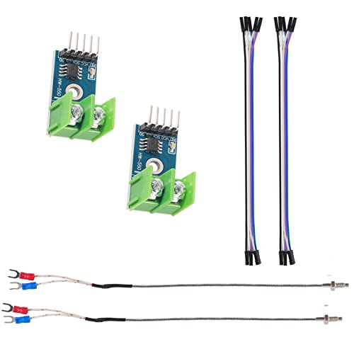 2Pcs MAX6675 Modul K Typ Thermoelement Temperatursensor DC 3-5V Thermoelement Sensor Set mit Kabel Kabel Schraube Test Temperatur Grad Modul von DORHEA
