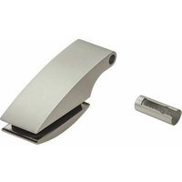 Dormakaba - dorma Türband Flügelteil Studio Arcos Glas 8 mm, Alu Edelstahl-Effekt (24.230) Glastürbeschlag - Zubehör von DORMAKABA