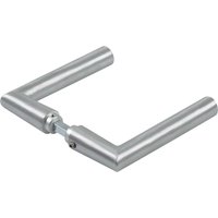 Dormakaba - Drückerpaar 10.328, L-Form, 8 mm, silber eloxiert Türbeschlag Zubehör von DORMAKABA