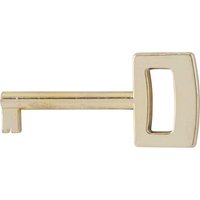Möbelschlüssel Linz eckig Reide x, Länge 45 mm, zn vermessingt Möbelschlüssel Linz eckig Reide x, Länge 45 mm, zn vermessingt von DORMAKABA