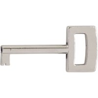 Dormakaba - Möbelschlüssel Linz eckig Reide x, Länge 45 mm, zn vernickelt von DORMAKABA