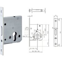 dormakaba Riegelschloss 143, PZ DM 60mm, Eckstulp170x20x3m dormakaba Riegelschloss 143, PZ DM 60mm, Eckstulp170x20x3m von DORMAKABA