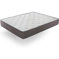 Matratze 150X200 titanium - H3 - Hohe 25 cm - Ergonomische und mittelfeste Taschenfederkerne von XALUCA