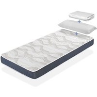 Dormalit - Pack Kindermatratze 70x160 ergo konfort Hohe 14 cm H2 + 1 Memory Foam Kopfkissen + 1 Matratzenschoner von DORMALIT