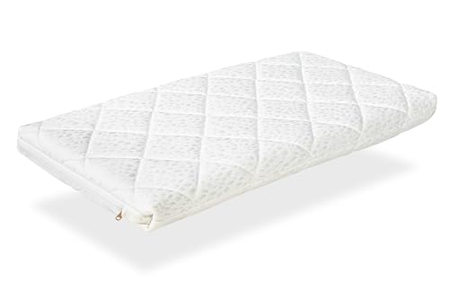 DORMISSIMO Babymatratze 80x40 Baby Star Höhe 7 cm, Matratze für Beistellbett & Wiege. Nässeschutz und Luftkanälen von DORMISSIMO