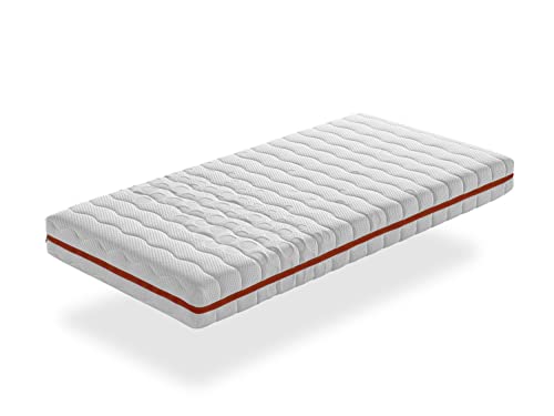 DORMISSIMO Matratze 80x180 KINDERDORMISSIMO Matratze Hohe 18 cm ZAFIR H2 - Schaumstoff - Abnehmbarer - hygienischer Bezug - ideal für Ausziehbetten und Montessori-Betten von DORMISSIMO