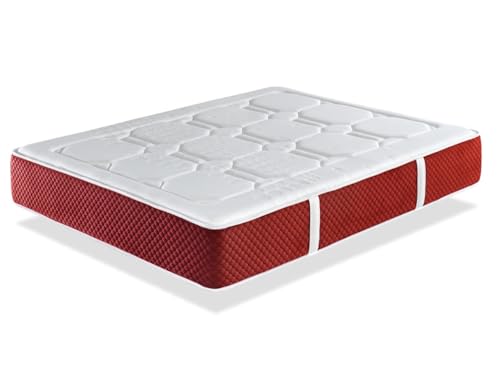 DORMISSIMO Matratze 90X200 Spring Premium, Hohe 30 cm, Taschenfederkern, Viskoelastisch. 7 Komfortzonen von DORMISSIMO