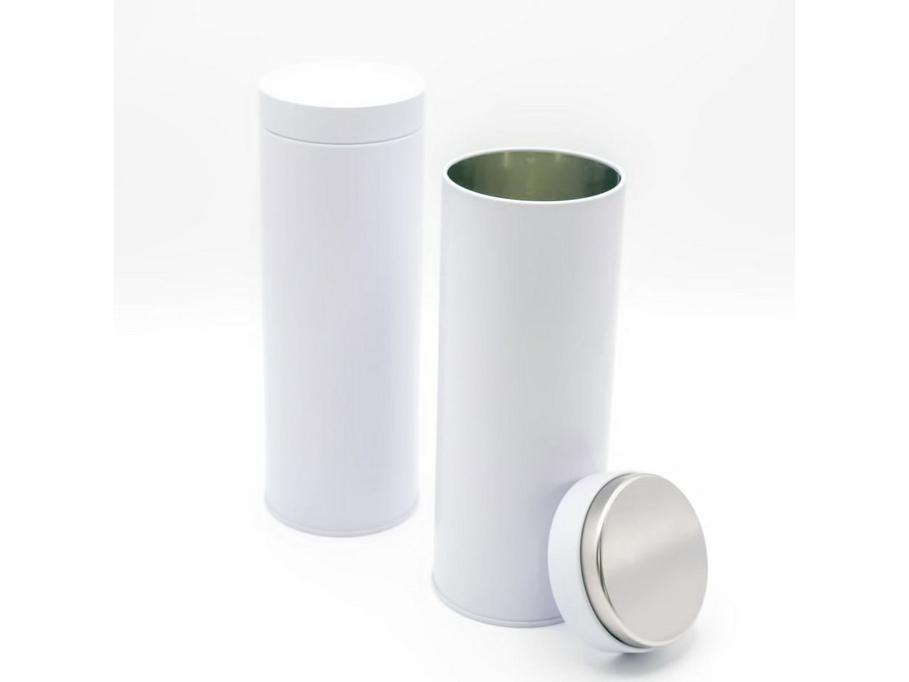 DOSENRITTER Kaffeedose PAD, (2er-Set, Weiss), Aromadicht von DOSENRITTER