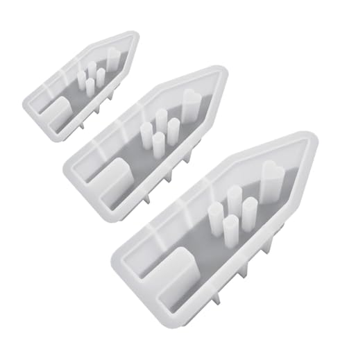 3 x Silikonform mit Fenster für Häuser, duftende Form, handgefertigte Seifenform von DOSERTY