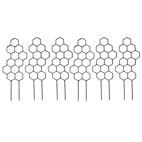 DOSERTY 6pcs Innenkletterpflanzenschlungen Kleine Gitter Für Topfpflanzen Freien Plastikgartenunterstützung Kletterunterstützung von DOSERTY