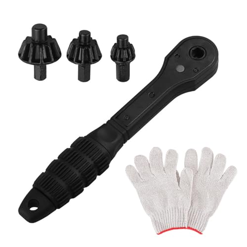 Bohrfutter Ratschen Bohrfutter Ratschen Schraubenschlüssel 2 in 1 Bohrfutter Ratschen Spanner Bohrfutter für Präzisionsarbeit Bohrfutter Ratschenschlüssel von DOSERTY