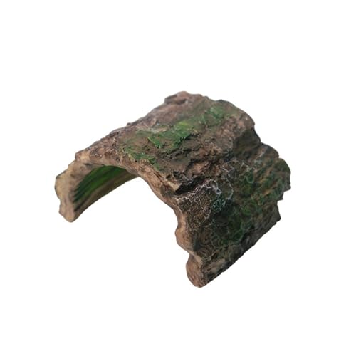 DOSERTY Aquarien, Landschaft, Kunstharz, Baumstumpf, Dekoration, natürliches Aussehen, Verstecke, Unterschlupf, Baumhöhle für Reptilien, Kleintier-Lebensräume von DOSERTY