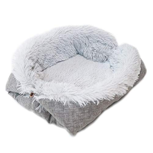 DOSERTY Calming Bed House Kissen Sofa für Kätzchen Welpen Herbst Winter Waschbares Kissen Bett Hundebett Größe Hund waschbar DOSERTY Calming Bed House Kissen Sofa für Kätzchen Welpen Herbst Winter Waschbares Kissen Bett Hundebett Größe Hund waschbar von DOSERTY