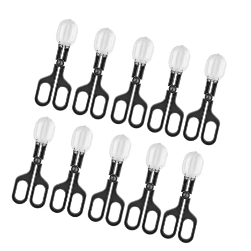 DOSERTY Gogga-Fangschere, Zange, Pinzette, Schaufelklemme, Kinderspielzeug, Reinigungswerkzeug für professionelle Tiergeschäfte, Haltbarkeit, Haustierpflege-Clip, 10 Stück von DOSERTY