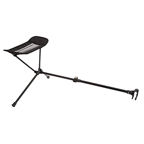 DOSERTY Outdoor BBQ Camping Stuhl Fußliege Fußstütze Tragbarer Hocker Fußhocker für Camping Strandstuhl Faltbare Fußstütze für Outdoor-Stuhl von DOSERTY