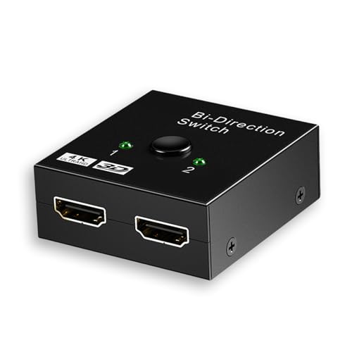 DOSERTY Plugs Und HDTV Splitter Bidirectional HDTV Switcher Für Nahtlose Video Streaming Auf Mehreren Bildschirmen Laptop Abspielen von DOSERTY