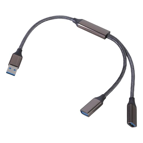 DOSERTY Schnellgeschwindigkeit USB3.0 Y Splitterkabel Für Effizientes Gerätelade Und Datensynchronisierung Auf Computern Und Spielekonsolen von DOSERTY