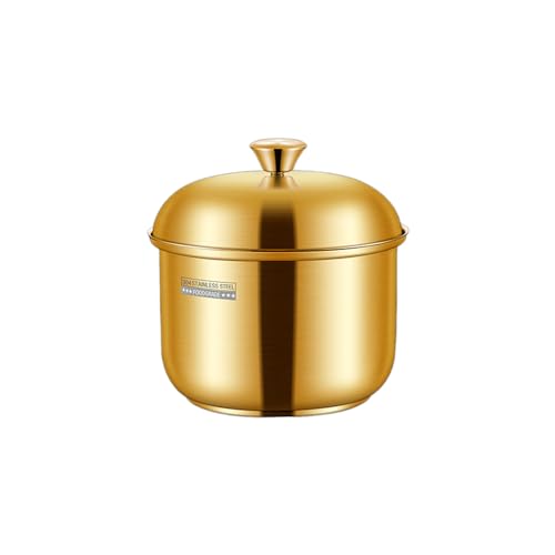 Dampfschüssel aus Edelstahl, Suppenschüssel mit Deckel, für gedämpfte Eier, kleine Töpfe, Küchenwerkzeug, einfach zu bedienen, Dampfschüssel aus Edelstahl Dampfschüssel aus Edelstahl, Suppenschüssel mit Deckel, für gedämpfte Eier, kleine Töpfe, Küchenwerkzeug, einfach zu bedienen, Dampfschüssel aus Edelstahl von DOSERTY