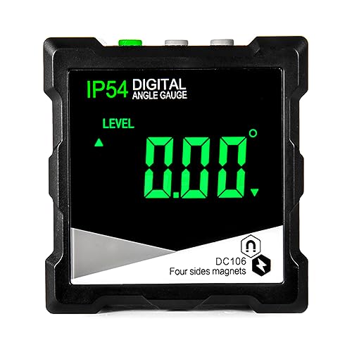 Digitaler Winkelsucher Messgerät Winkelmesser Neigungsmesser Winkel Würfel Box Hintergrundbeleuchtung Holzbearbeitung Meter Digital Elektronischer Winkelmesser Neigungsmesser von DOSERTY