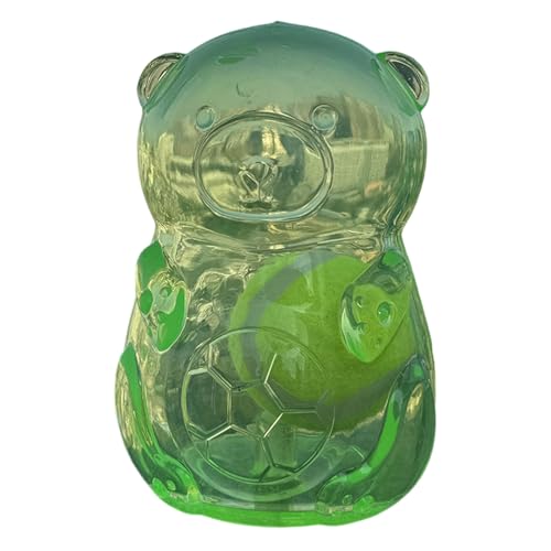 Engagierendes Hundespielzeug, Ball, Bärenform, Leckerli-Ball, Kau- und Beißspielzeug, um das Haustier allein zu unterhalten, für den Heimgebrauch, Leckage des Hundes, Kauen Engagierendes Hundespielzeug, Ball, Bärenform, Leckerli-Ball, Kau- und Beißspielzeug, um das Haustier allein zu unterhalten, für den Heimgebrauch, Leckage des Hundes, Kauen von DOSERTY