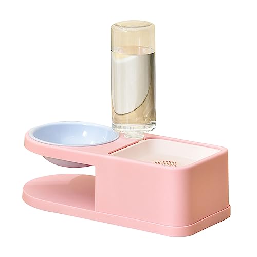 Erhöhter Futternapf, Futternapf, Geschirr-Set mit Set, Futter-/Wasserspender, rutschfester Futternapf, Ersatz für Haustiere von DOSERTY