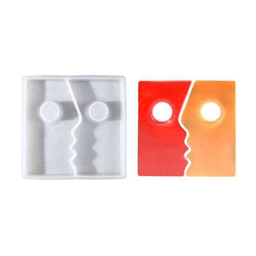 Flexible Silikon Abstrakter Kuss Gesicht Geformter Kerzenform Duft Aromatherapys Herstellung Form Handgefertigter Ornament Form Abstraktes Gesicht Silikonform Flexible Silikon Abstrakter Kuss Gesicht Geformter Kerzenform Duft Aromatherapys Herstellung Form Handgefertigter Ornament Form Abstraktes Gesicht Silikonform von DOSERTY