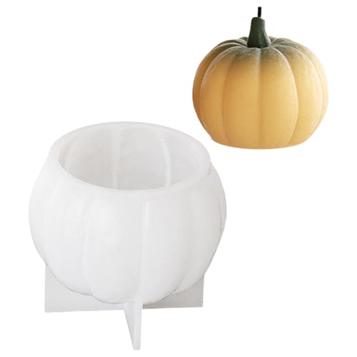 Flexible Silikonform, Kürbisform, duftende Aromatherapie, handgefertigte Schreibtischdekoration, Halloween-Dekoration von DOSERTY