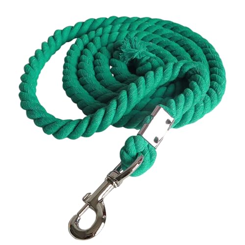 Geflochtene Baumwoll-Pferdeführleine für Pferde, Zügelhalfter mit Federhaken, Reitzubehör für Nutztiere, langlebige Baumwollwebart, Reithalfter Geflochtene Baumwoll-Pferdeführleine für Pferde, Zügelhalfter mit Federhaken, Reitzubehör für Nutztiere, langlebige Baumwollwebart, Reithalfter von DOSERTY
