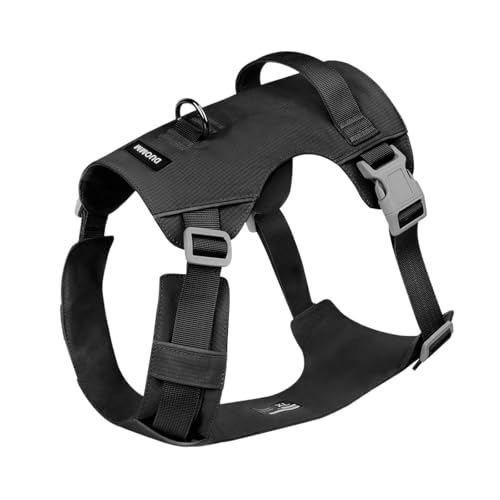 Hundegeschirr für Spaziergänge, Brustgeschirr, Trainingsweste, Outdoor, reflektierend, einfache Kontrolle, Traktion von DOSERTY