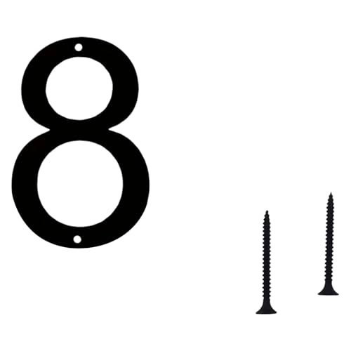 Moderne schwebende Hausnummern, Metall, rostfrei, Adressschilder für den Außenbereich, Briefkasten, Hof, Tür, Wand mit Nägeln, Set für Hausadresse, Nummer/Plaketten Moderne schwebende Hausnummern, Metall, rostfrei, Adressschilder für den Außenbereich, Briefkasten, Hof, Tür, Wand mit Nägeln, Set für Hausadresse, Nummer/Plaketten von DOSERTY