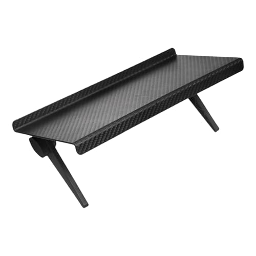 Multifunktionale Aufbewahrungsregale, TV-Konverter, Regal, verstellbarer Bildschirm, obere Regale, Büro, Computer-Monitore, Ständer, Kleinteile, Bildschirm, obere Lagerregale von DOSERTY