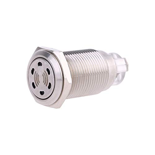 Multifunktionaler 12 V elektronischer Summer-Alarm, Edelstahl, Ton, Piepton, einfach zu bedienen, für Wohnheim-Unternehmen Multifunktionaler 12 V elektronischer Summer-Alarm, Edelstahl, Ton, Piepton, einfach zu bedienen, für Wohnheim-Unternehmen von DOSERTY