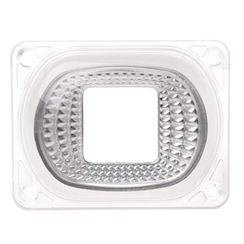Objektiv-Reflektor aus Silikon für LED-PC-Objektiv + Reflektor + Silikon-Abdeckung, hohe Durchlässigkeit, Flutlicht, Ersatz-Lampenschirm, farbige weiße Lampenschirme zum Anklippen von DOSERTY