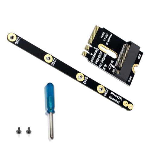PCIE4.0 2230 A+E Key NVME Erweiterungsadapter Mit Halterung Risers Karte Für 2230 2242 2260 2280 Laptop Motherboard von DOSERTY