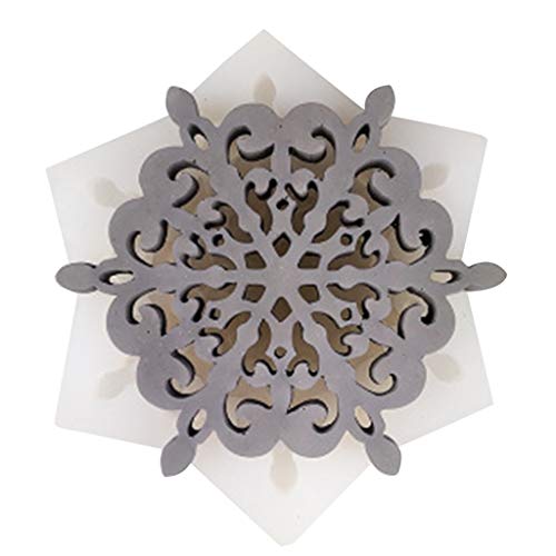 Runde hohle Blume Schneeflocke Silikonform Schmuck Harz Epoxy Silikonform Herstellung von DOSERTY