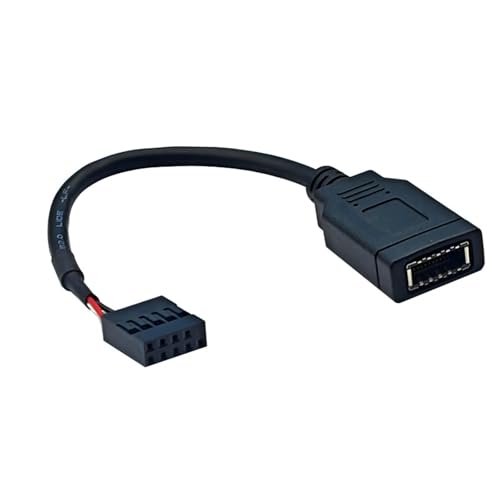 USB2.0 9Pin Zum Typ E Motherboard Header Kabel Mit Praktischen Vordertyp C Anschlüssen Für Desktop Kompatibilität von DOSERTY