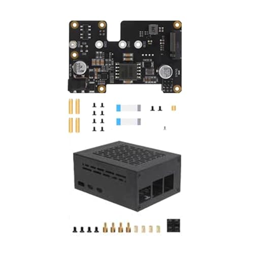 X1012 PCIe auf NVMe Solid States Disk und Shield für 5 NVMe Solid States Disk Ethernet Erweiterungsplatine Ersatz für 5 PoE Erweiterungsplatine von DOSERTY