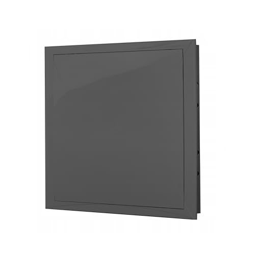 DOSPEL Revisionsklappe 15x15 cm - Graphit Wartungstür Langlebig und widerstandsfähig - Einfacher Zugang zum Lüftungssystem von DOSPEL