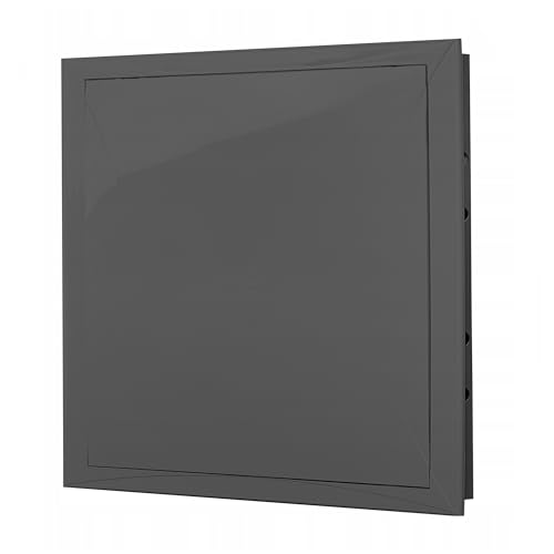 DOSPEL Revisionsklappe 30x30 cm - Graphit Wartungstür Langlebig und widerstandsfähig - Einfacher Zugang zum Lüftungssystem von DOSPEL