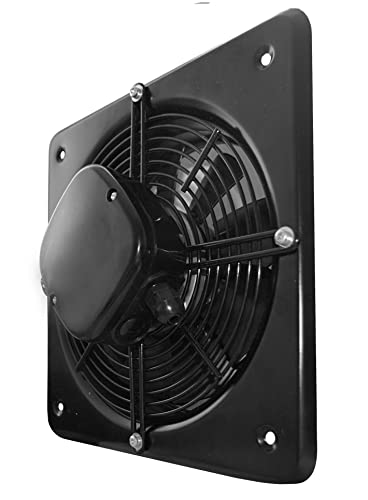 DOSPEL WOKS Industrie-Wandventilator Silent Black für Produktionshalle 400 von DOSPEL