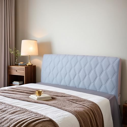 DOSYCOVUR Bett Kopfteil Polster Aus Samt Waschbar Elastisch Dick Schützender Bezug Für Bettrückenlehne Gepolstertes Kopfteil Kissen Staubdicht Passend Für Einzelbett Doppelbett,C,230cm von DOSYCOVUR