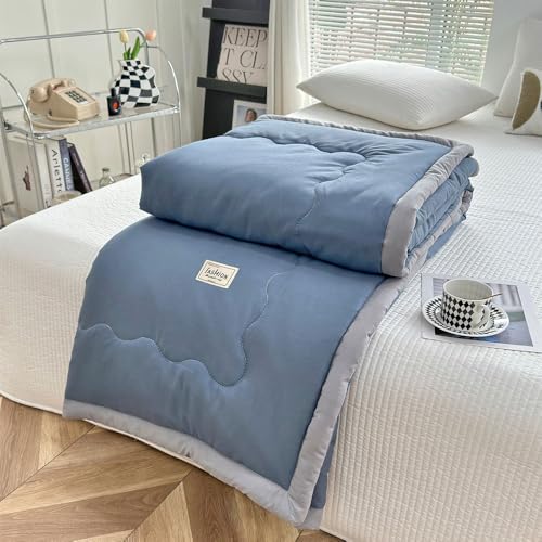 DOTBUY-SHOP Bettüberwurf Steppdecke, 2025 Tagesdecke Baumwolle Leichte Tagesdecken mit Präge Wohndecke aus Gesteppt Bettdecke für Einzelbett Doppelbett (Entenei-Farbe,180×220cm) von DOTBUY-SHOP