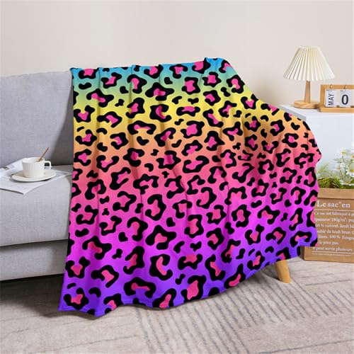 DOTBUY-SHOP Bunter Druck Flanell Decken, Flauschig Kuscheldecke,Weich und Bequem Fleecedecke- Sofadecke, Winterliche Wärme Decke, Kuscheldecke für Sofas Betten Reisen (Lila,70x100cm) von DOTBUY-SHOP