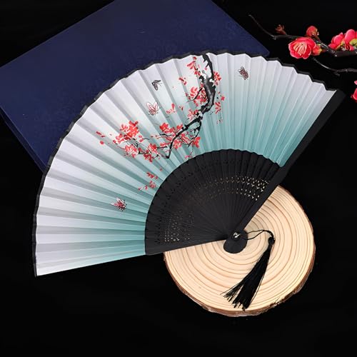 DOTBUY-SHOP Sakura-Muster Faltbare Fächer, Chinesischer Handfächer Fächer Klein Holz, Fecher Sommer mit Quasten,für Geburtstagsgeschenk,Tanzen,Party,Requisiten-Dekoration (10 Stück,Schmetterling) DOTBUY-SHOP Sakura-Muster Faltbare Fächer, Chinesischer Handfächer Fächer Klein Holz, Fecher Sommer mit Quasten,für Geburtstagsgeschenk,Tanzen,Party,Requisiten-Dekoration (10 Stück,Schmetterling) von DOTBUY-SHOP