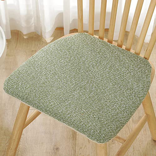 DOTBUY Stuhlkissen mit Bändern Abnehmbarem rutschfeste Sitzkissen Stuhl Druck Waschbar Sitzpolster Sitzauflage für Gartenstuhl Gartenbank Terrasse Indoor Outdoor (grün,40x43cm) von DOTBUY-SHOP