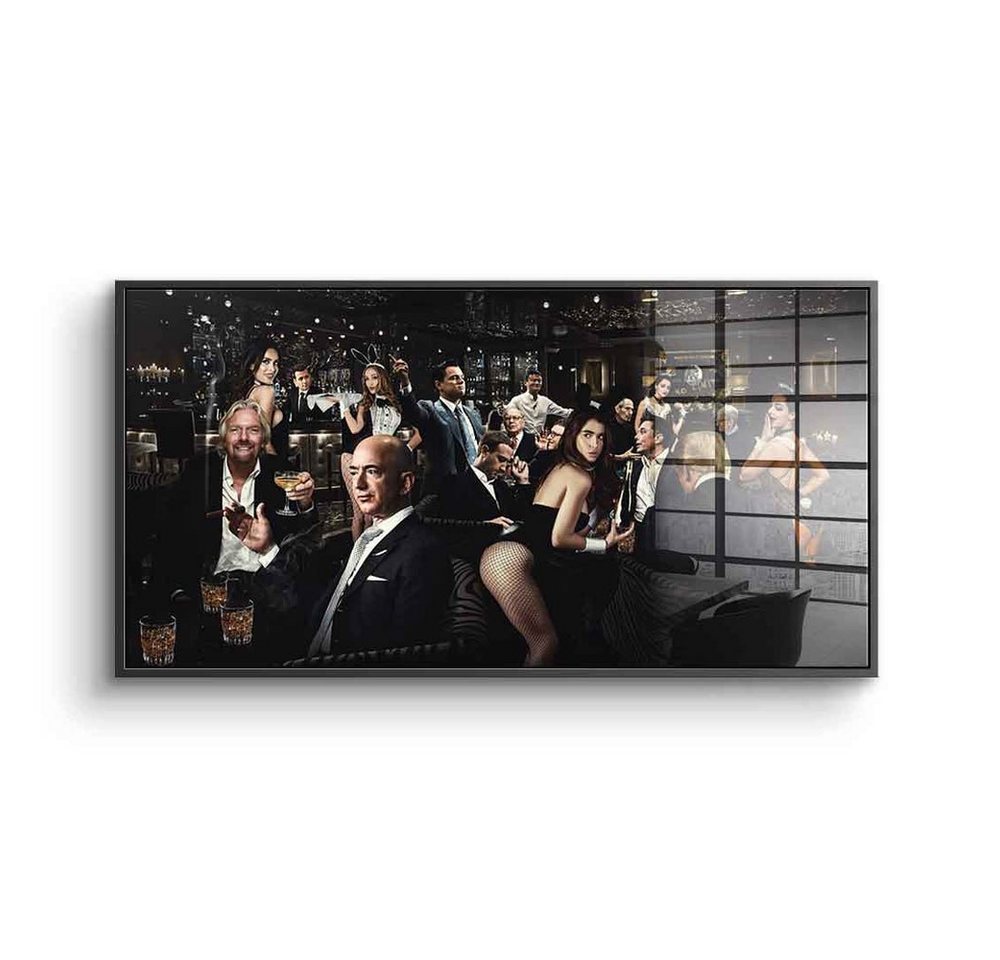 DOTCOMCANVAS® Acrylglasbild, Acrylglasbild, Film und TV, Mensch und Portrait, Panorama, Schwarz von DOTCOMCANVAS®