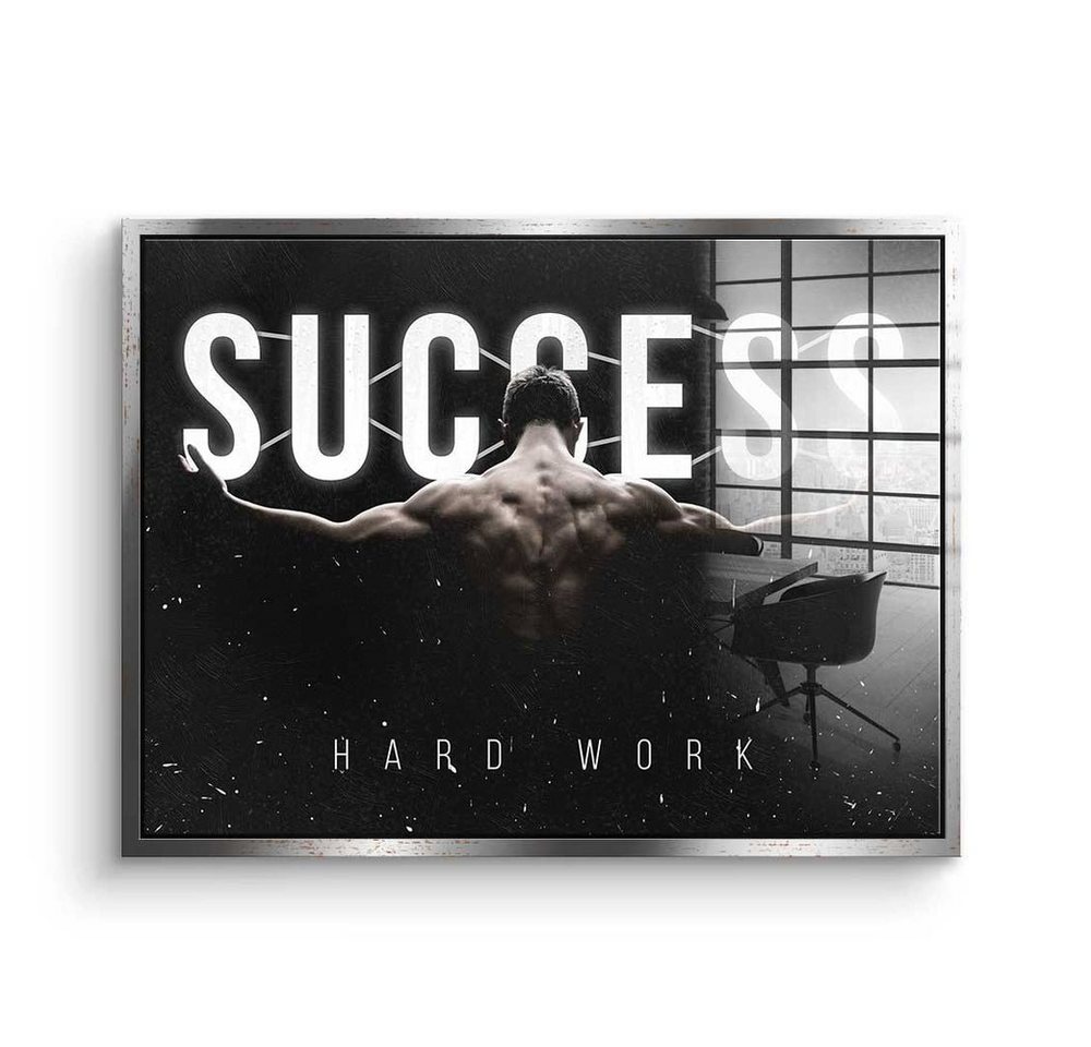 DOTCOMCANVAS® Acrylglasbild, Acrylglasbild, Gelb, Quer, schwarz von DOTCOMCANVAS®