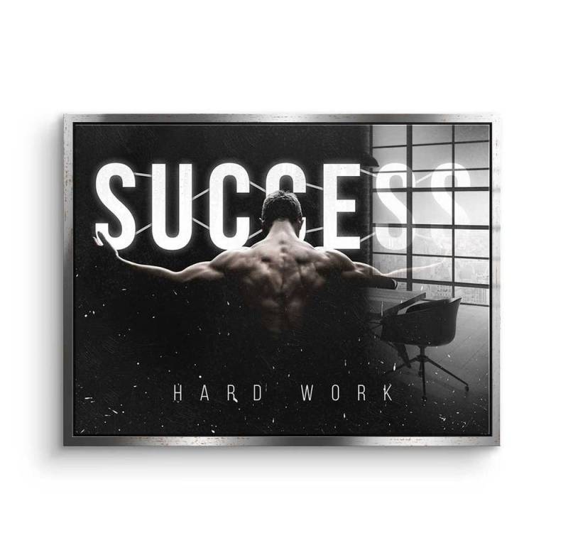 DOTCOMCANVAS® Acrylglasbild, Acrylglasbild, Gelb, Quer, schwarz von DOTCOMCANVAS®