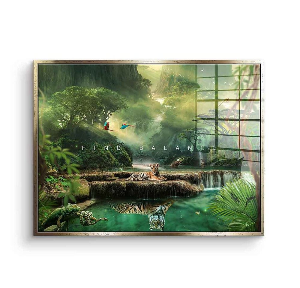 DOTCOMCANVAS® Acrylglasbild, Acrylglasbild, Grün, Natur und Tiere, Quer von DOTCOMCANVAS®